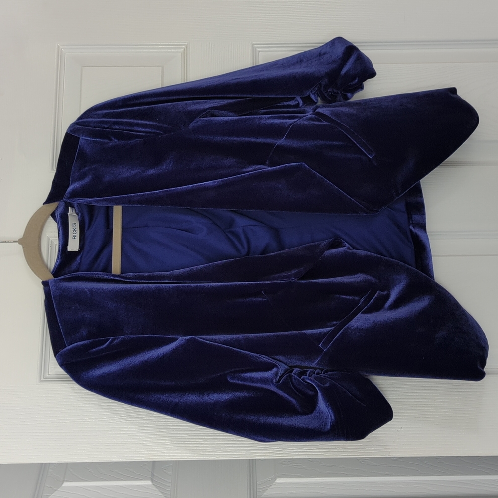 Blue Velvet Blazer